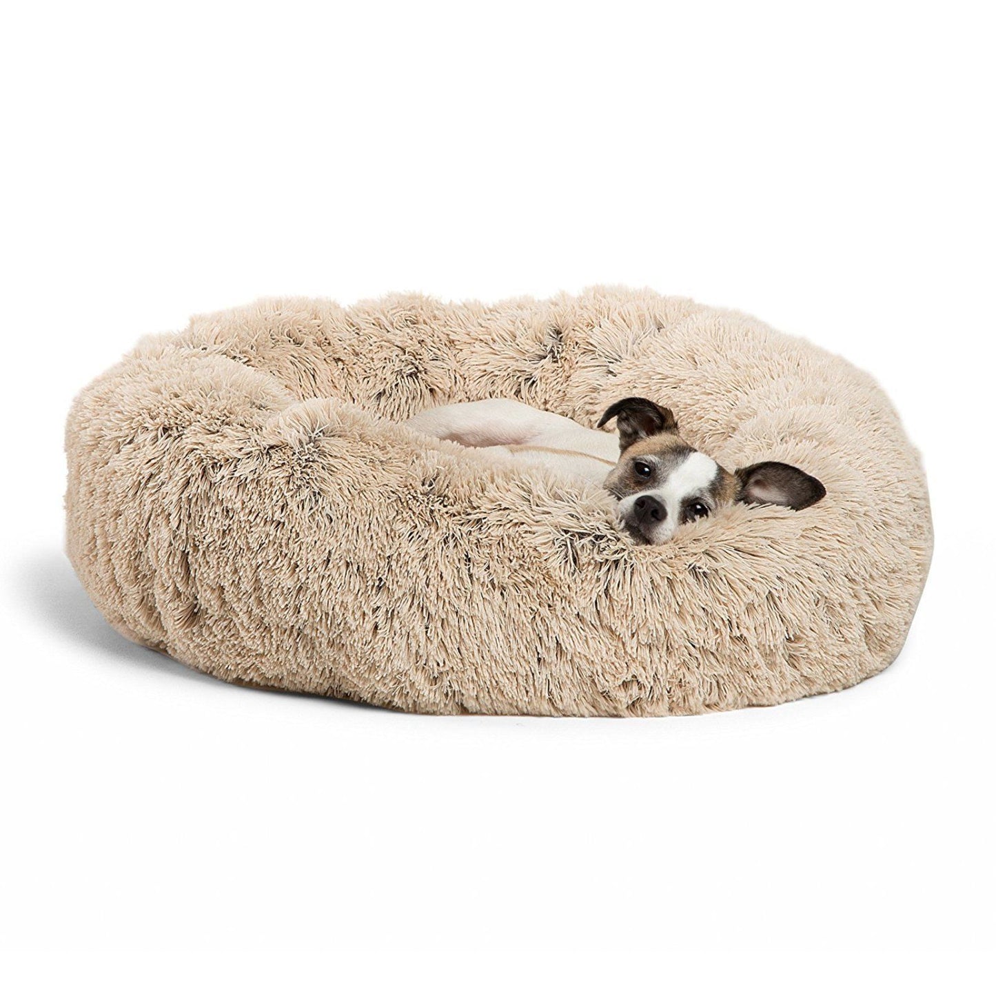 Dog Beds For Small Dogs Round Plush Cat Litter Kennel Pet Nest Mat Puppy Beds - YUTANI RETRO TECH