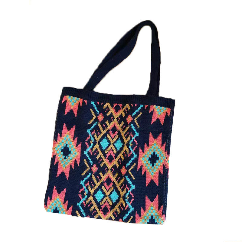 Retro Ethnic Style Wool Woven Bag All-matching - YUTANI RETRO TECH