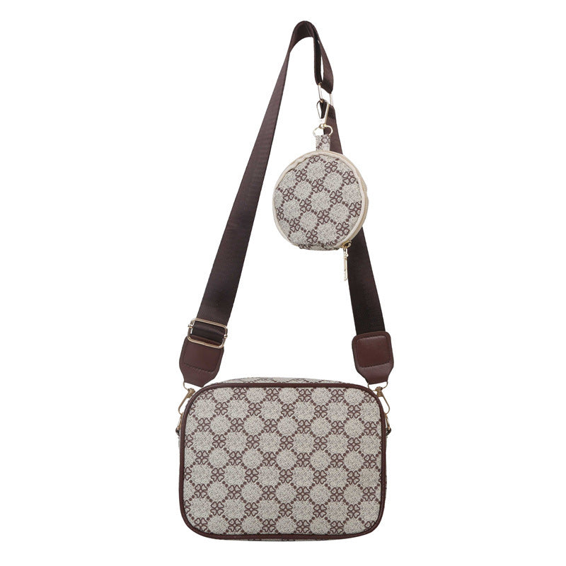 Vintage Pattern Crossbody Bags For Women Shoulder Shell Bag Trend Small Purse And Handbag Luxury Designer Female Square Bag Women's Bag - YUTANI RETRO TECH