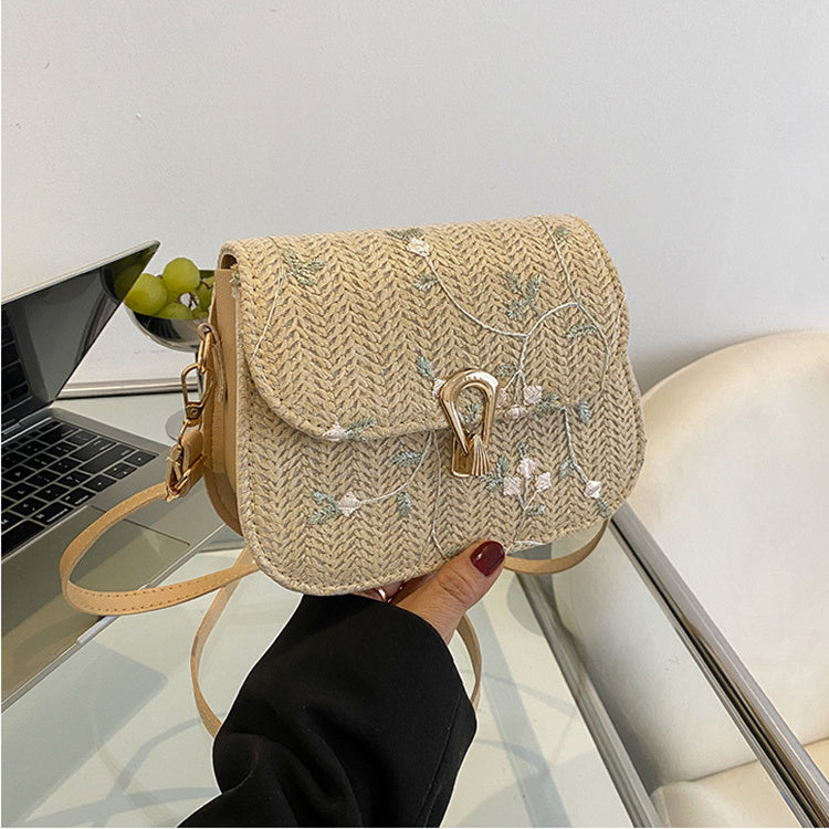 Fashion Personality Summer Straw Woven Bag Girl - YUTANI RETRO TECH