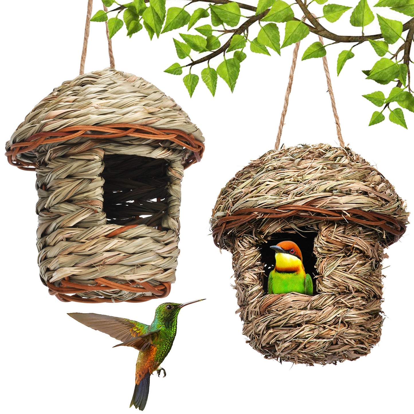 Straw Bird Nest Creative Handmade Finish - YUTANI RETRO TECH