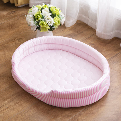 Pet Bed Ice Silk Mat Summer - YUTANI RETRO TECH