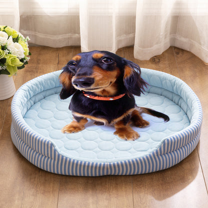 Pet Bed Ice Silk Mat Summer - YUTANI RETRO TECH