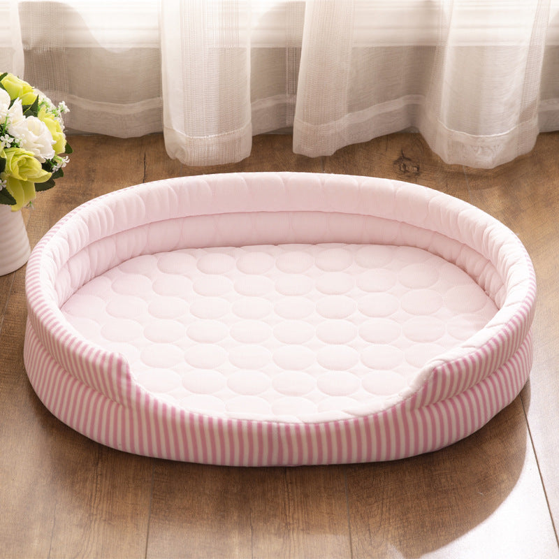 Pet Bed Ice Silk Mat Summer - YUTANI RETRO TECH