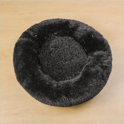 Dog Beds For Small Dogs Round Plush Cat Litter Kennel Pet Nest Mat Puppy Beds - YUTANI RETRO TECH