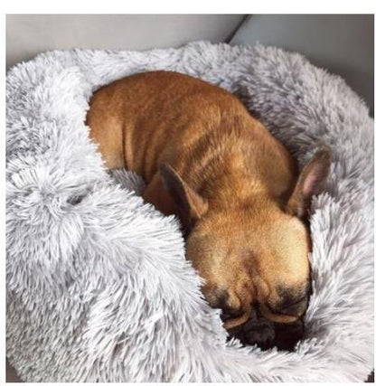 Dog Beds For Small Dogs Round Plush Cat Litter Kennel Pet Nest Mat Puppy Beds - YUTANI RETRO TECH