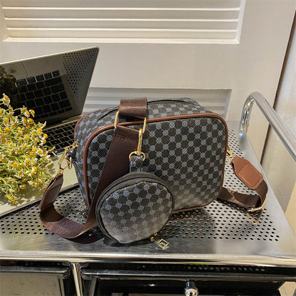 Vintage Pattern Crossbody Bags For Women Shoulder Shell Bag Trend Small Purse And Handbag Luxury Designer Female Square Bag Women's Bag - YUTANI RETRO TECH