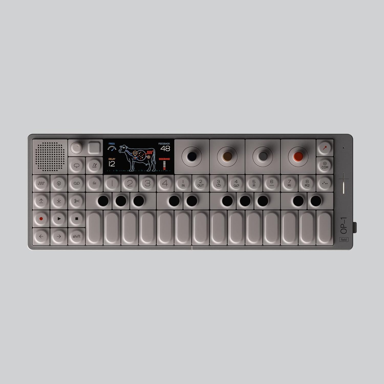OP-1 Field Portable Synthesizer, Sampler and Drum Machine with Built-In Speaker, Microphone, Effects and Vocoder