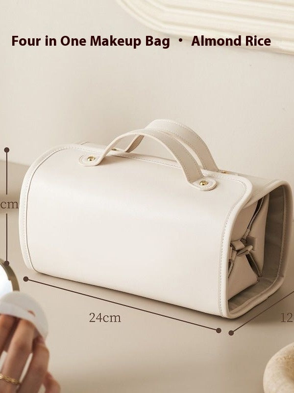 New Folding Cosmetic Bag Large Capacity Portable Handbag Waterproof Travel Storage Washing Bag For Women - YUTANI RETRO TECH