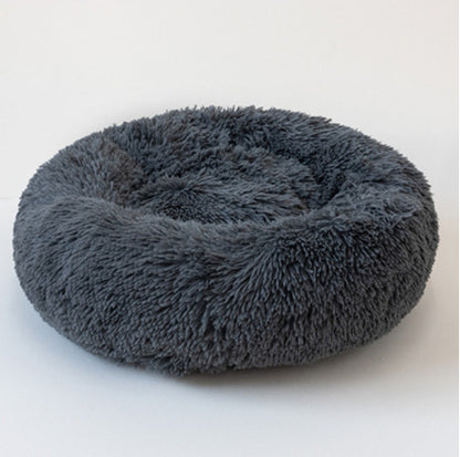 Dog Beds For Small Dogs Round Plush Cat Litter Kennel Pet Nest Mat Puppy Beds - YUTANI RETRO TECH