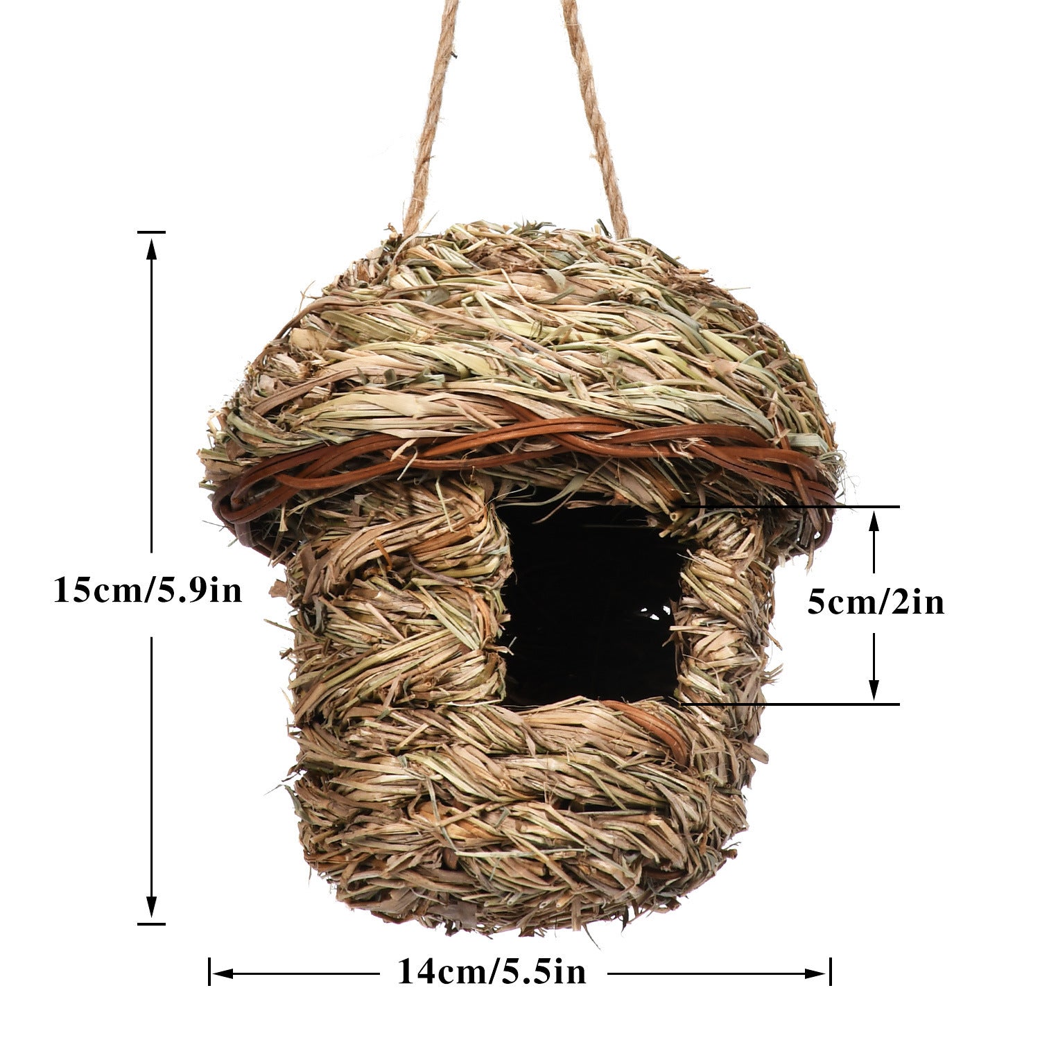 Straw Bird Nest Creative Handmade Finish - YUTANI RETRO TECH