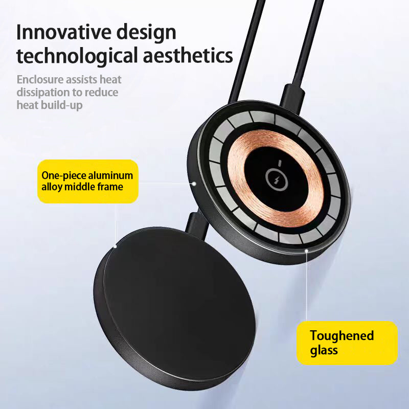 Qi2 Wireless Charger 15W Magnetic Wireless Fast Charging - YUTANI RETRO TECH