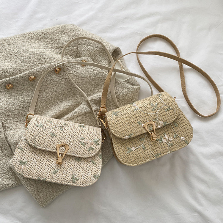 Fashion Personality Summer Straw Woven Bag Girl - YUTANI RETRO TECH