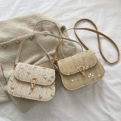 Fashion Personality Summer Straw Woven Bag Girl - YUTANI RETRO TECH